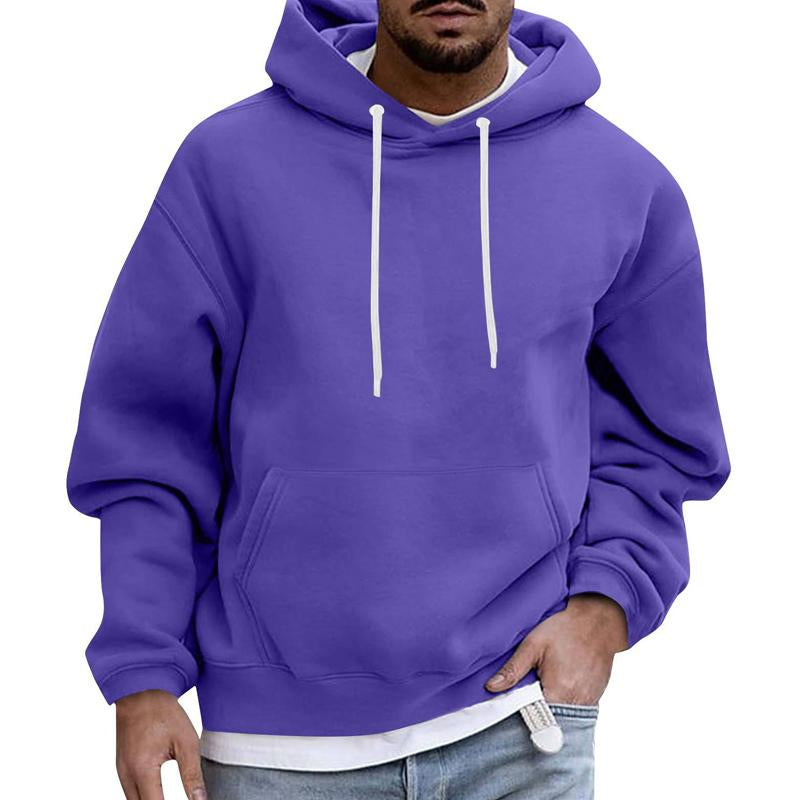 Mensterkleur | Zachte fleece hoodie met voorzakken 7