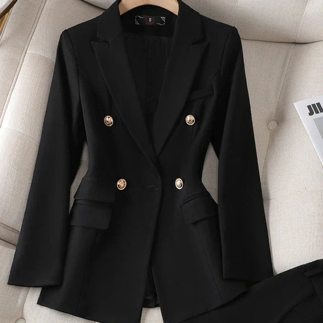 Sophie - Stijlvolle Blazer en Pantalon Tweedelige Set