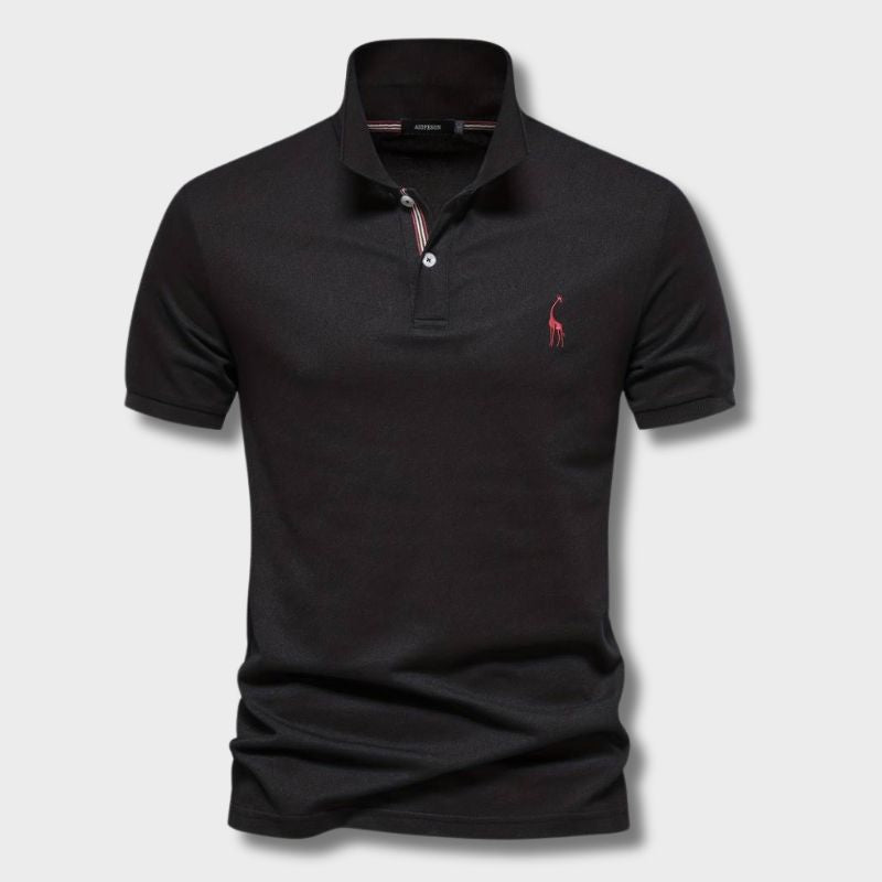 Noah | Slim Fit Classic Poloshirt met sportief kraagdetail 1