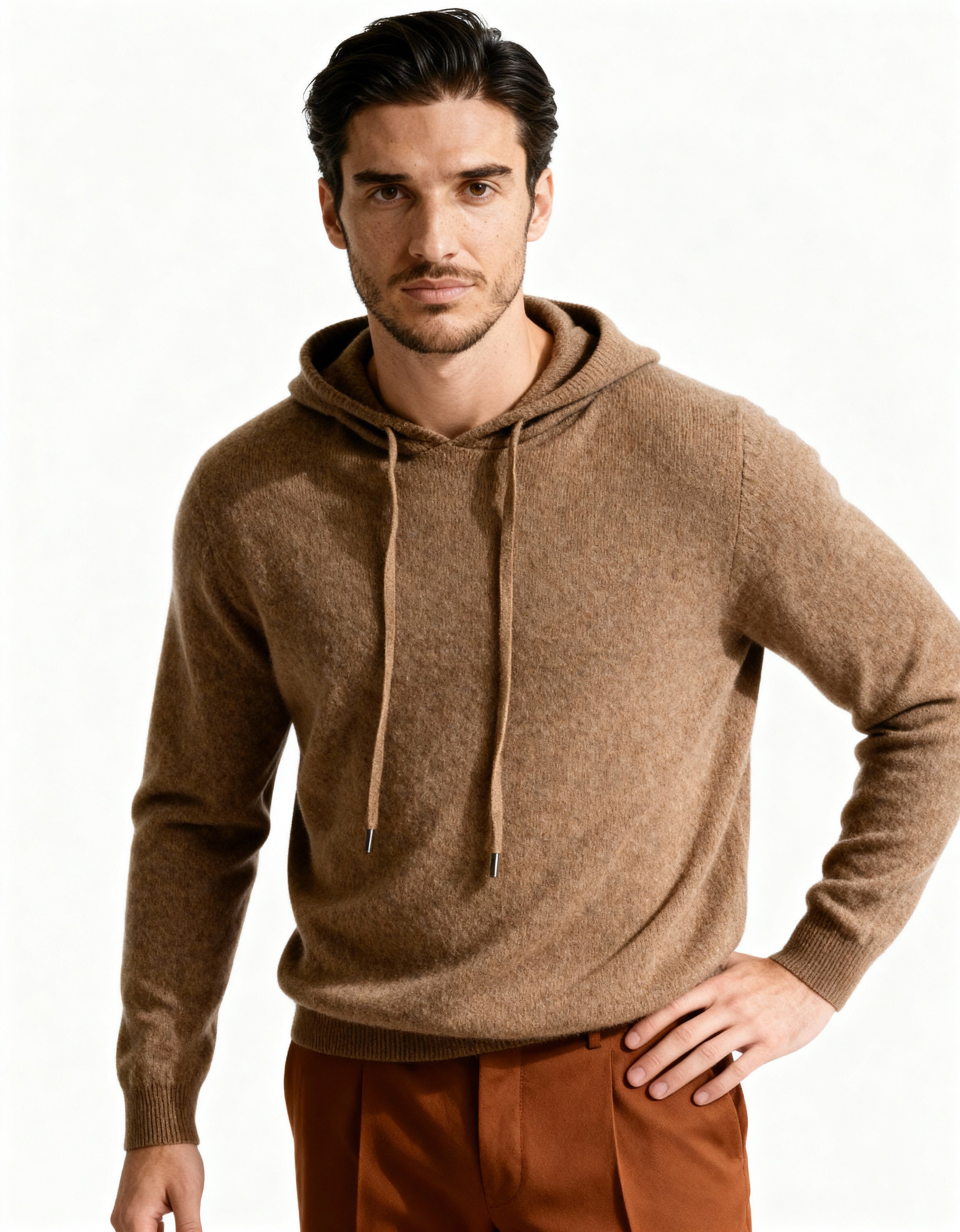 Onbekend | Lichtgewicht gebreide hoodie 10