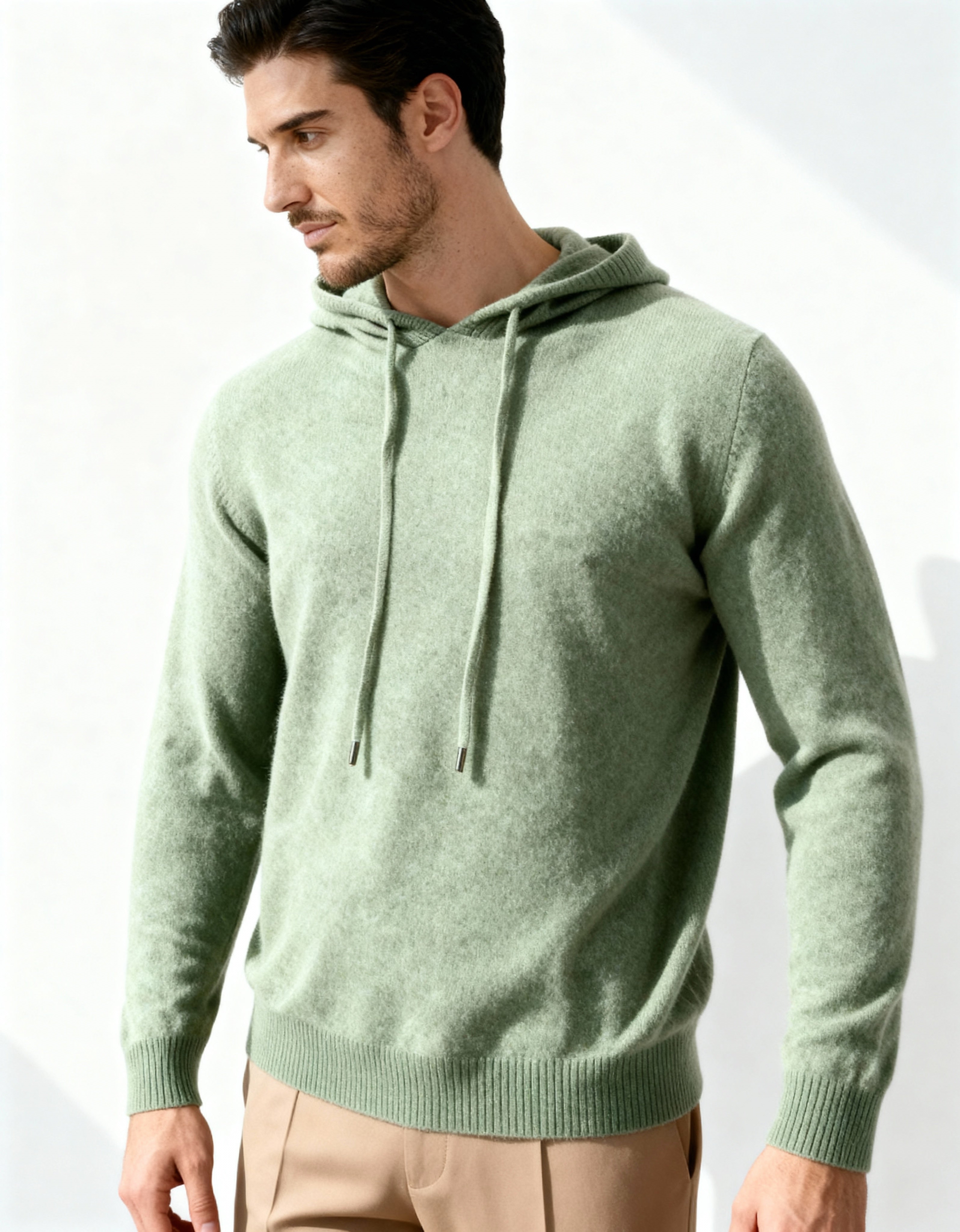 Onbekend | Lichtgewicht gebreide hoodie 11