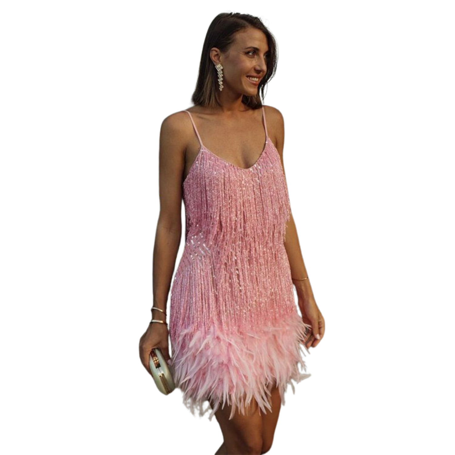 Aurora – Glamoureuze Cocktailjurk met Pailletten voor Dames