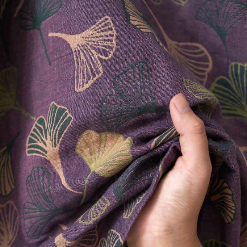 Ownkoti | Ginkgo Biloba katoen kimono-jas 6