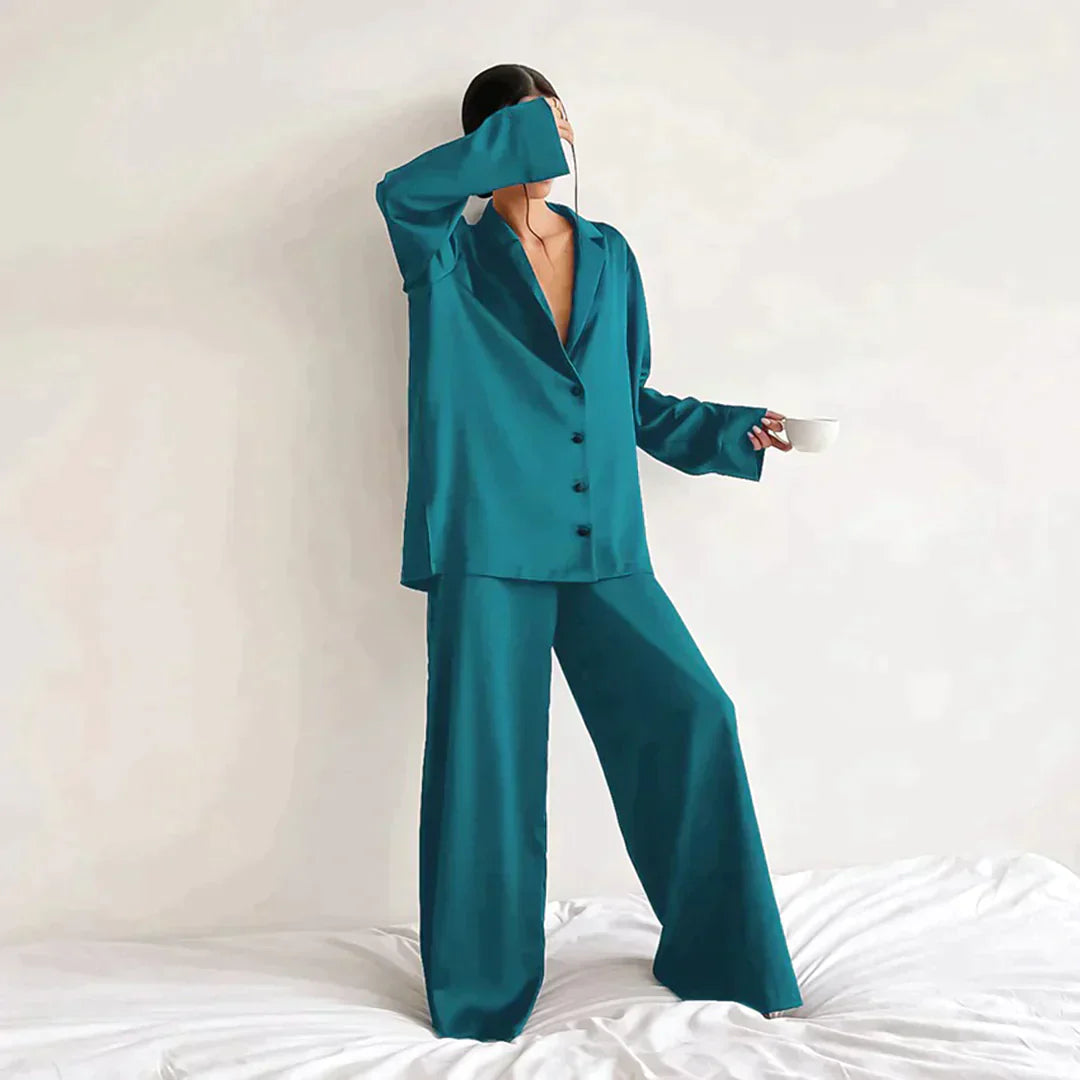 Estelle - Comfortabele Pyjama Set: Trendy Dames Nachtkleding 2024