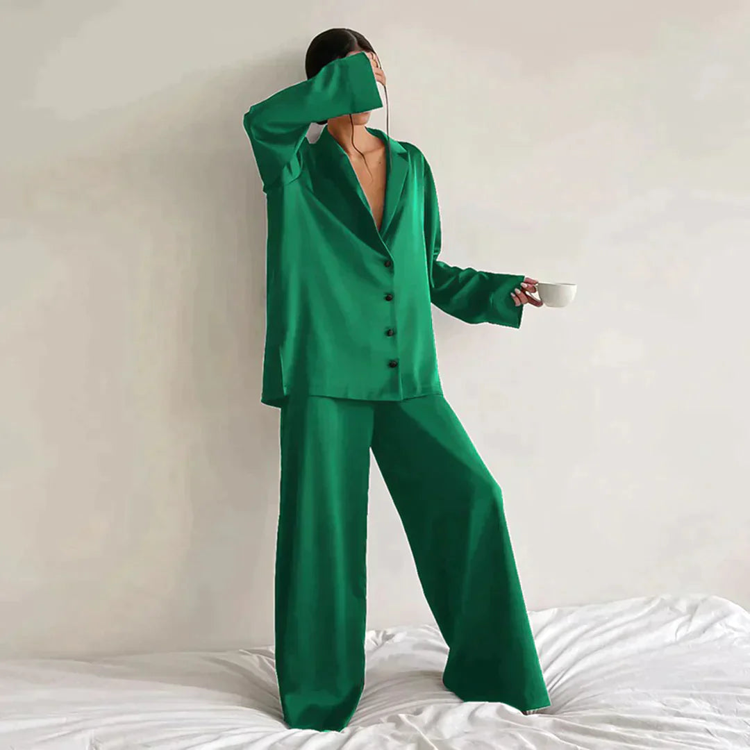 Estelle - Comfortabele Pyjama Set: Trendy Dames Nachtkleding 2024