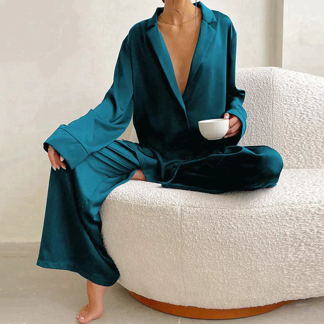 Estelle - Comfortabele Pyjama Set: Trendy Dames Nachtkleding 2024