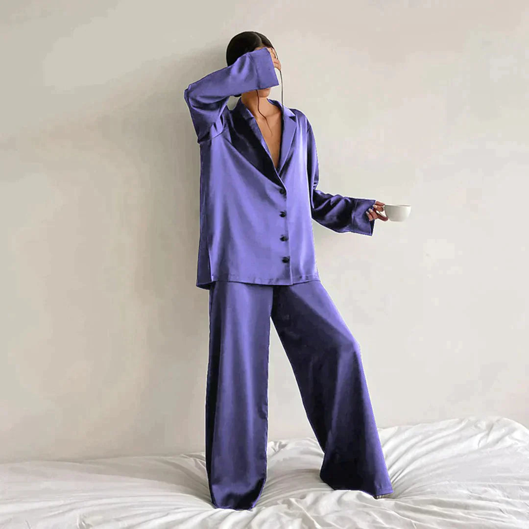 Estelle - Comfortabele Pyjama Set: Trendy Dames Nachtkleding 2024