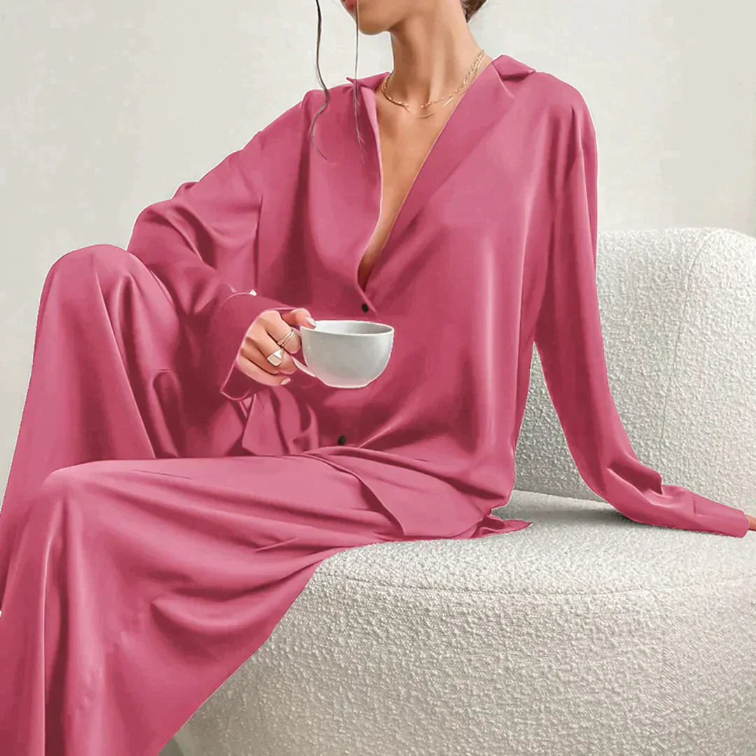 Estelle - Comfortabele Pyjama Set: Trendy Dames Nachtkleding 2024
