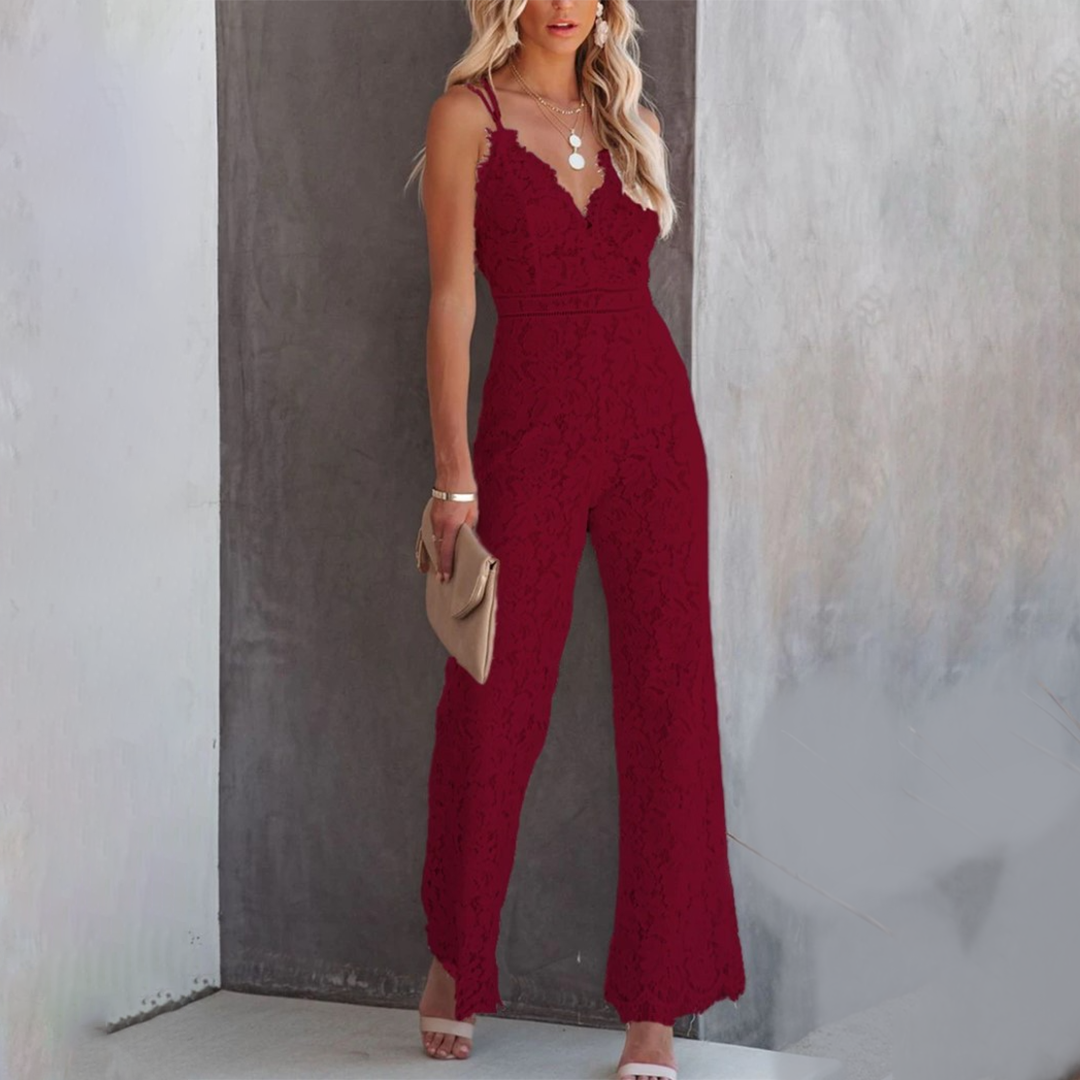 Fianne - Veelzijdig en Stijlvol Jumpsuit met V-Hals