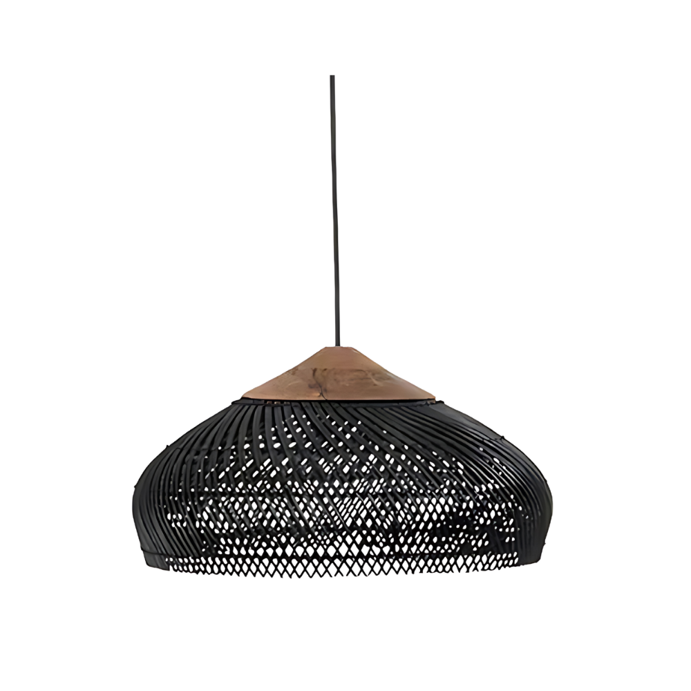 Retro Boheemse | Handgeweven rattan hanglamp 0