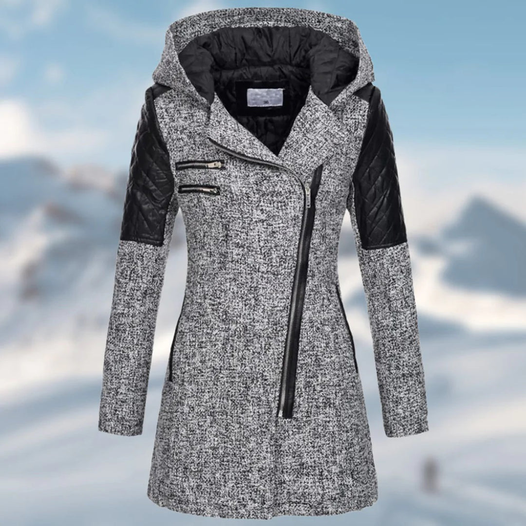 Liza - Stijlvolle Winterjas met Capuchon Dames