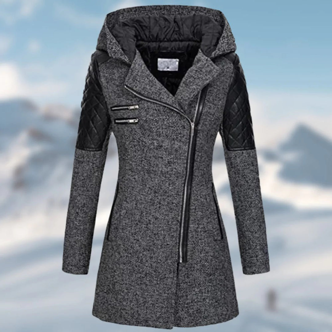 Liza - Stijlvolle Winterjas met Capuchon Dames