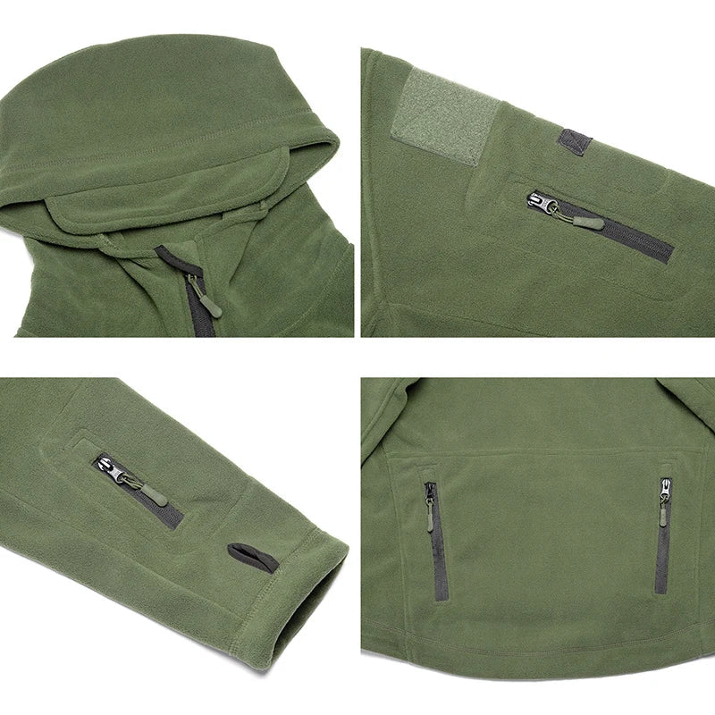 Roland - Comfortabele Fleece Jack met Capuchon