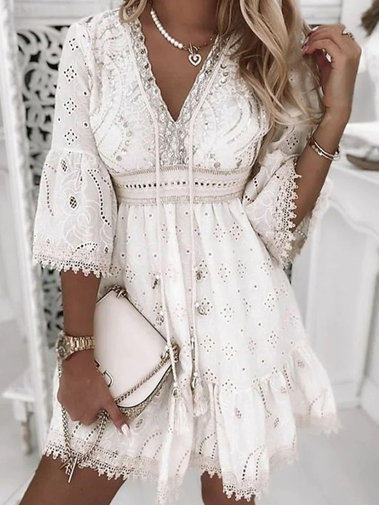Emilia - boho Ibiza jurk