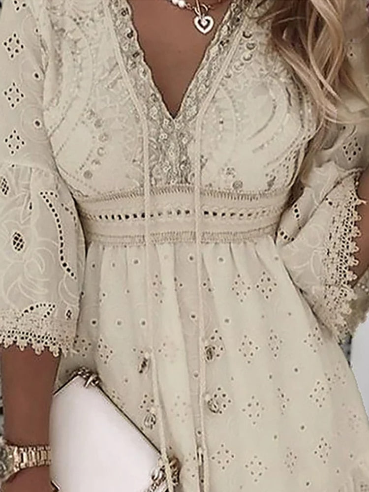 Emilia - boho Ibiza jurk