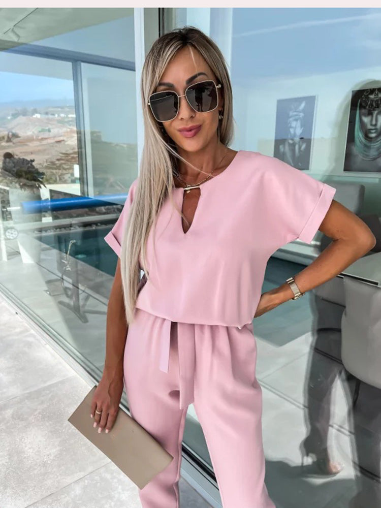 Sophie Jumpsuit - Wijde-Pijpen Zomer Jumpsuit