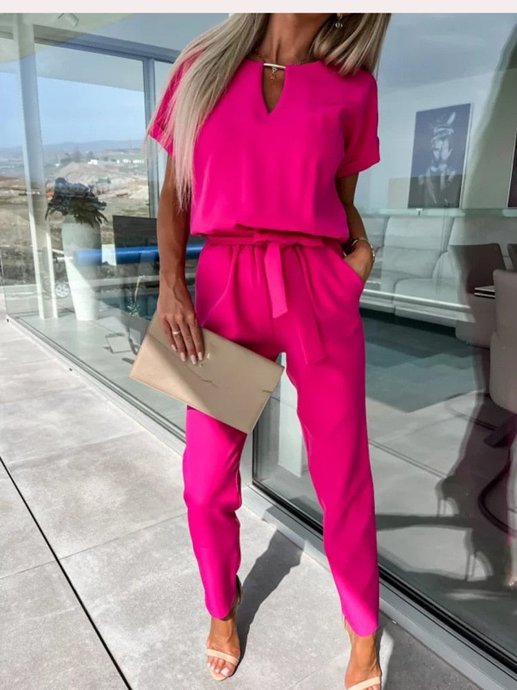 Sophie Jumpsuit - Wijde-Pijpen Zomer Jumpsuit