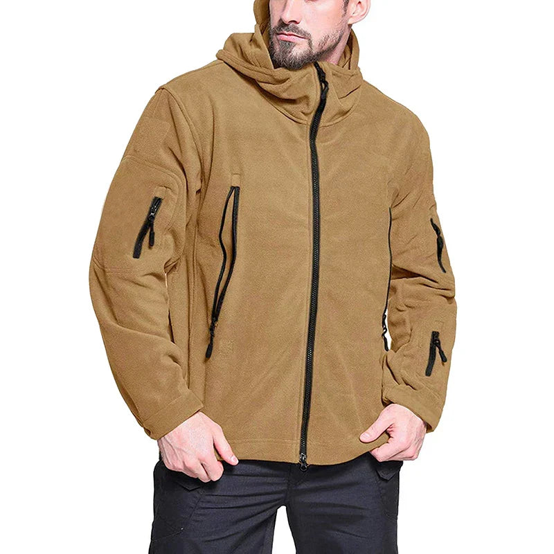 Roland - Comfortabele Fleece Jack met Capuchon