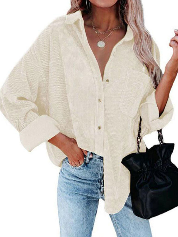 Cecilia - Geribde Blouse