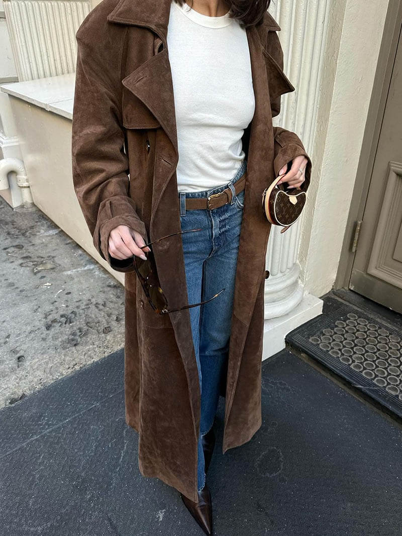 Jas_Suede_Trenchcoat_Dames_Victoria_Mae_Nederland_Belgie
