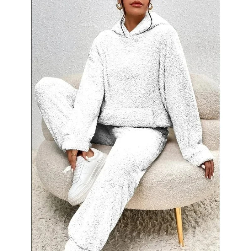 Sofie - Teddy Warme Hoodie Trui en Joggingbroek