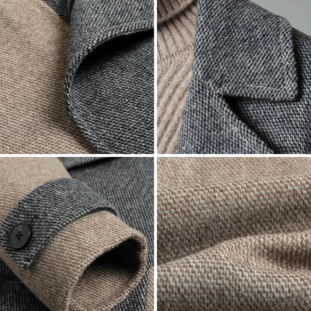 Ryan - Stijlvolle Warme Trenchcoat Jas