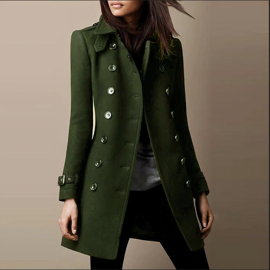 Lavina - Modieuze Trenchcoat Damesjas