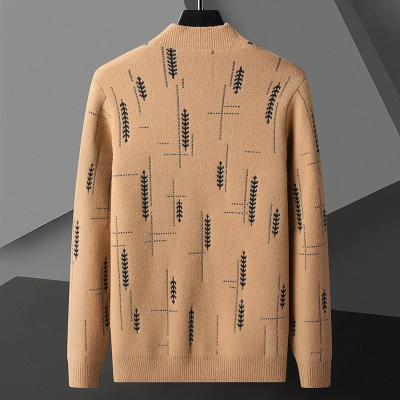 Vendici | Gebreide cardigan met erfgoedprint 3