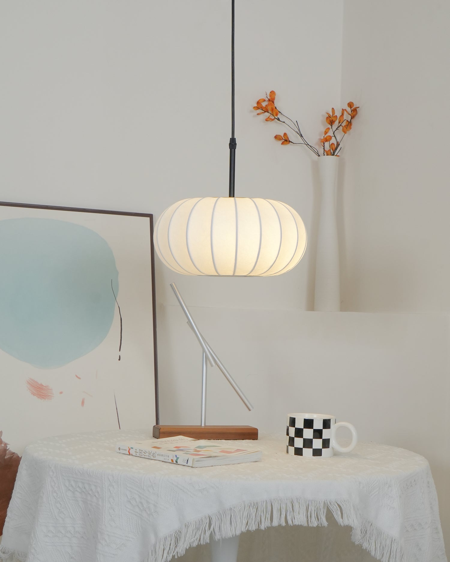 Verona | Wabi-Sabi hanglamp van natuurlijke materialen 9