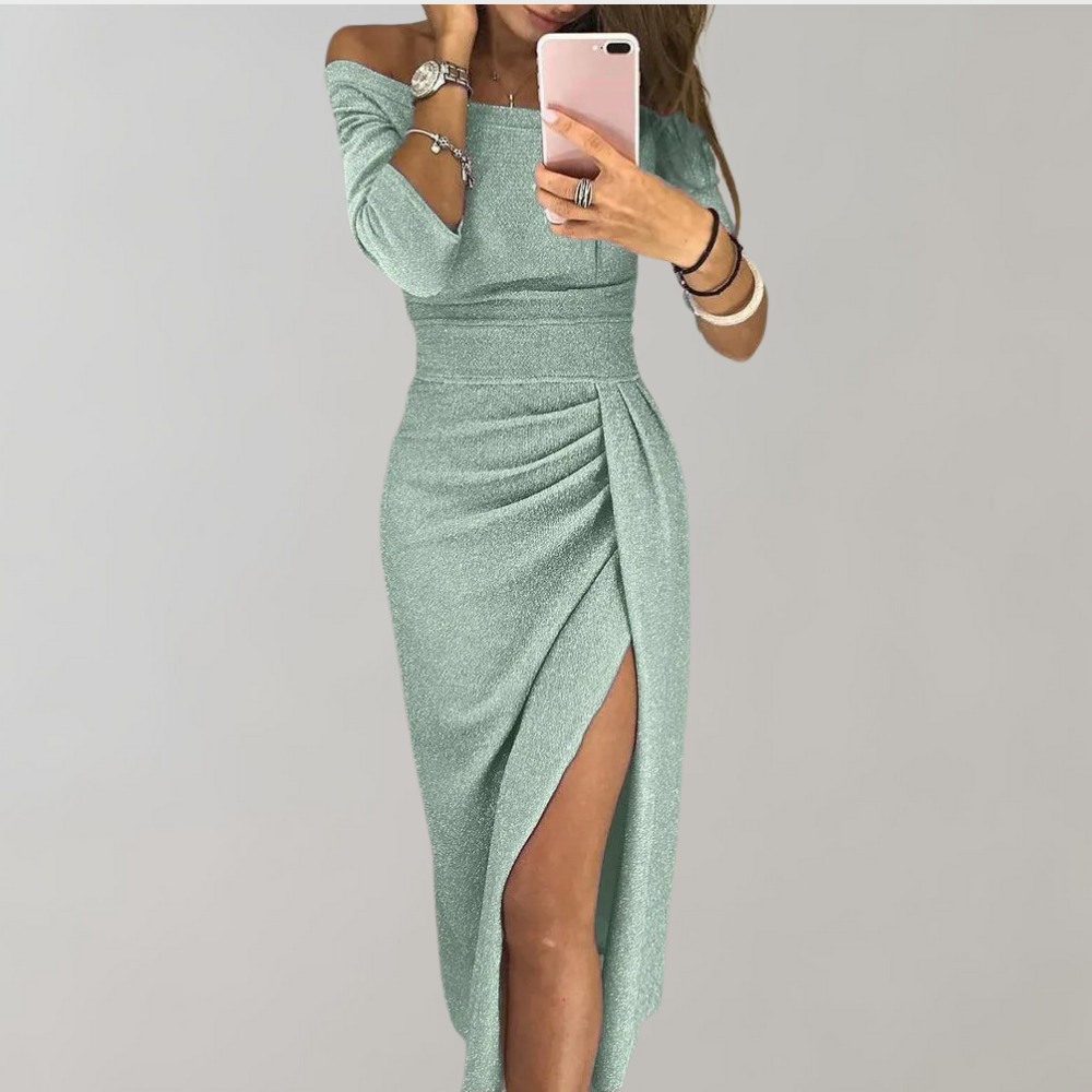 Jaleesa - Elegante Jurk met Glitters voor Feestjes