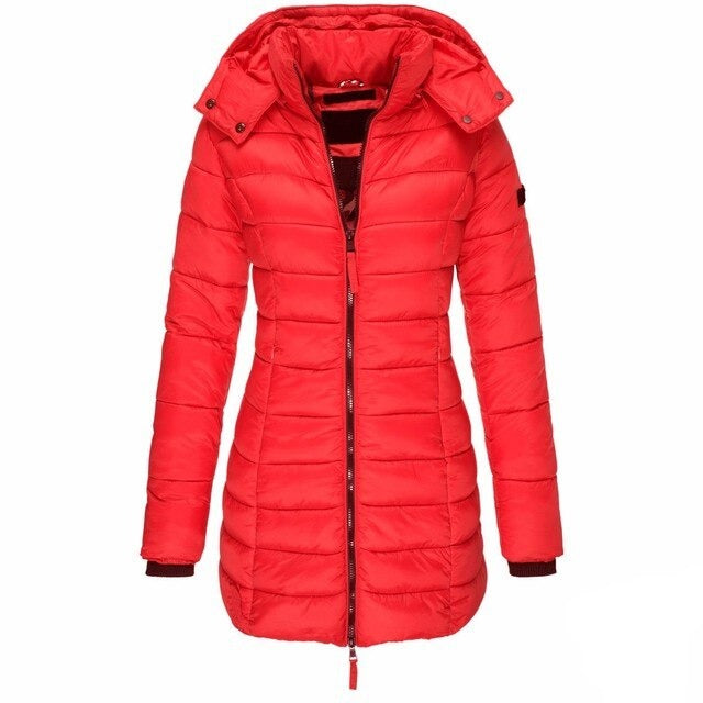 Clara - Halflange Getailleerde Jas voor Dames