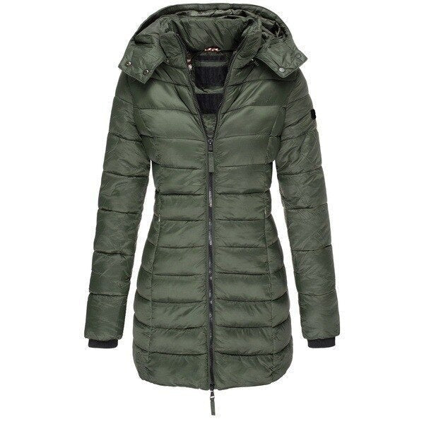 Clara - Halflange Getailleerde Jas voor Dames