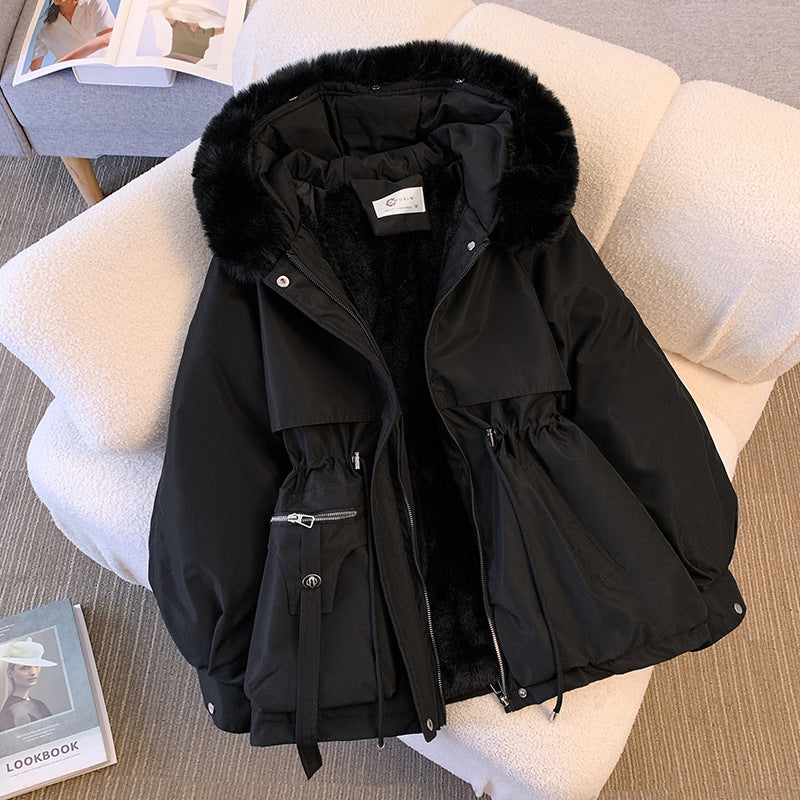 Sophia - Luxe Winterjas met Imitatie Bontkraag