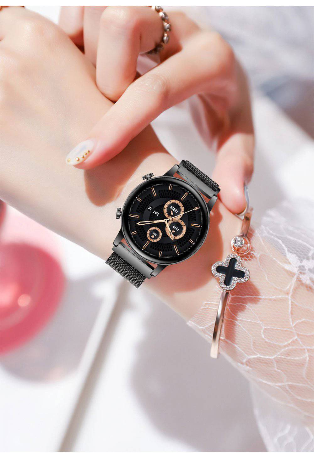 Smartwatch_Dames_Slim_Horloge_Stijlvol_Sieraad_Nederland_Belgie_Victoria_Mae