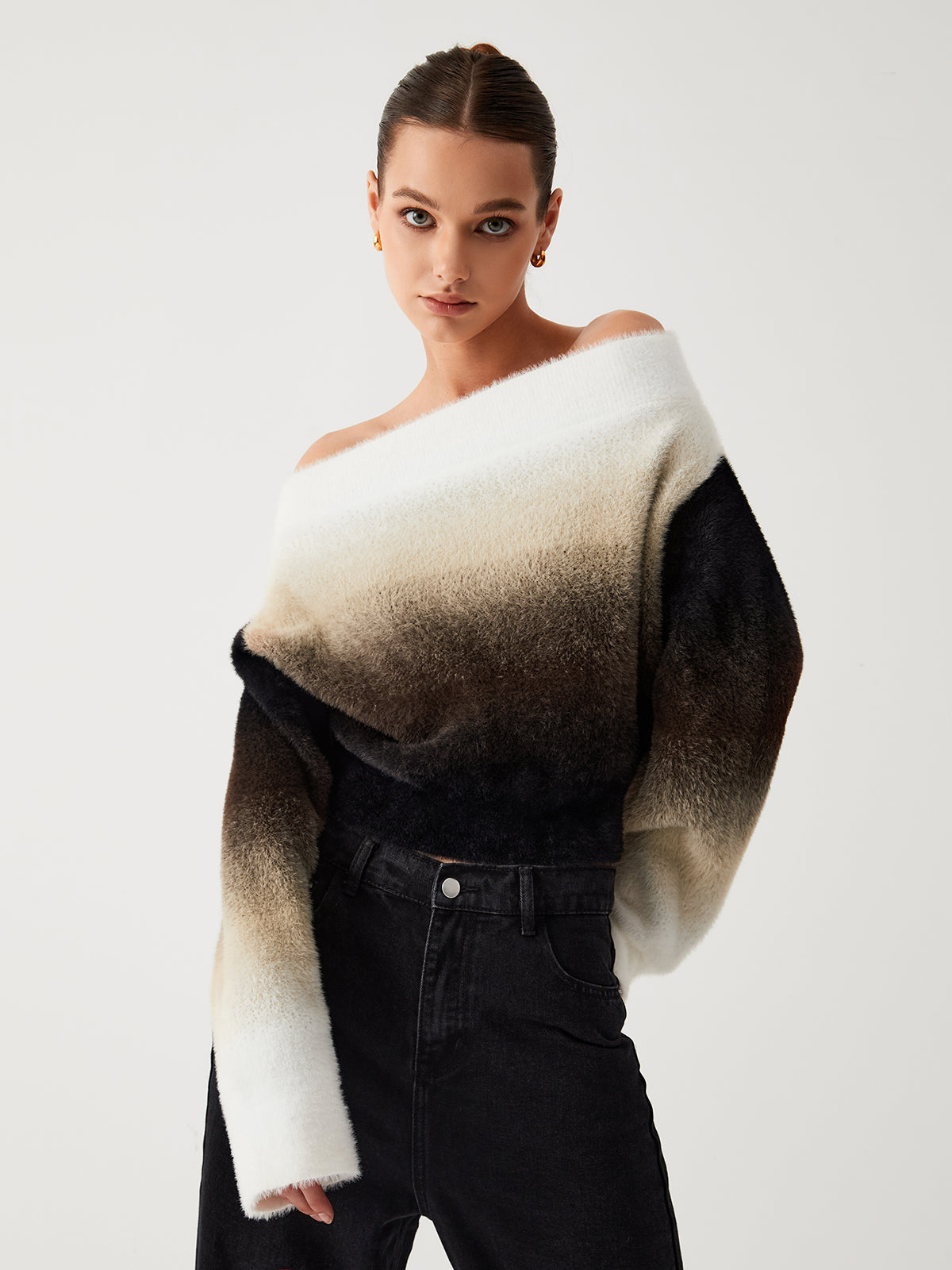 Juliette - Comfortabel Gebreide Off Shoulder Trui voor Dames