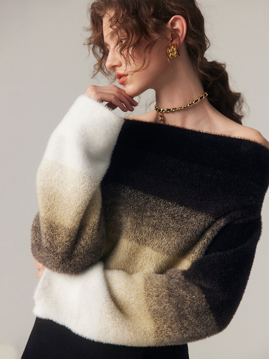 Juliette - Comfortabel Gebreide Off Shoulder Trui voor Dames
