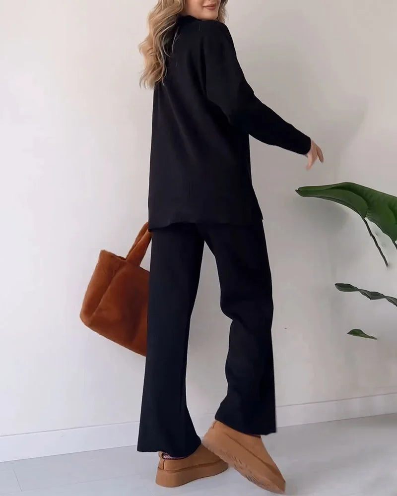 Yolanthe - Tweedelige Stijlvolle Set Broek met Top
