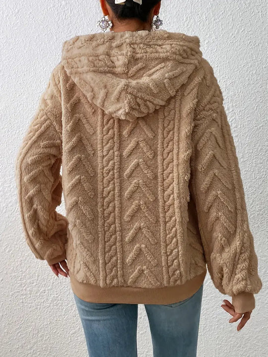 Ilya - Gebreide hoodie sweater