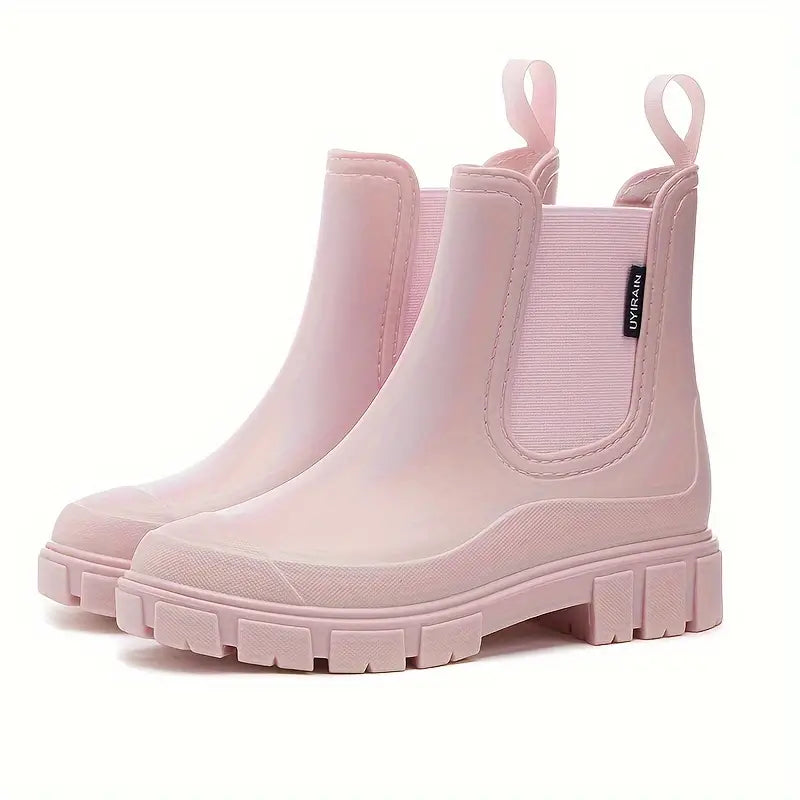 Waterdichte regenlaarzen met comfortabele pasvorm en antislipzool voor dames