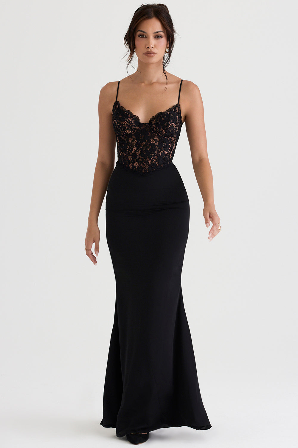 Mara - Chique Korset Maxi Jurk Dames