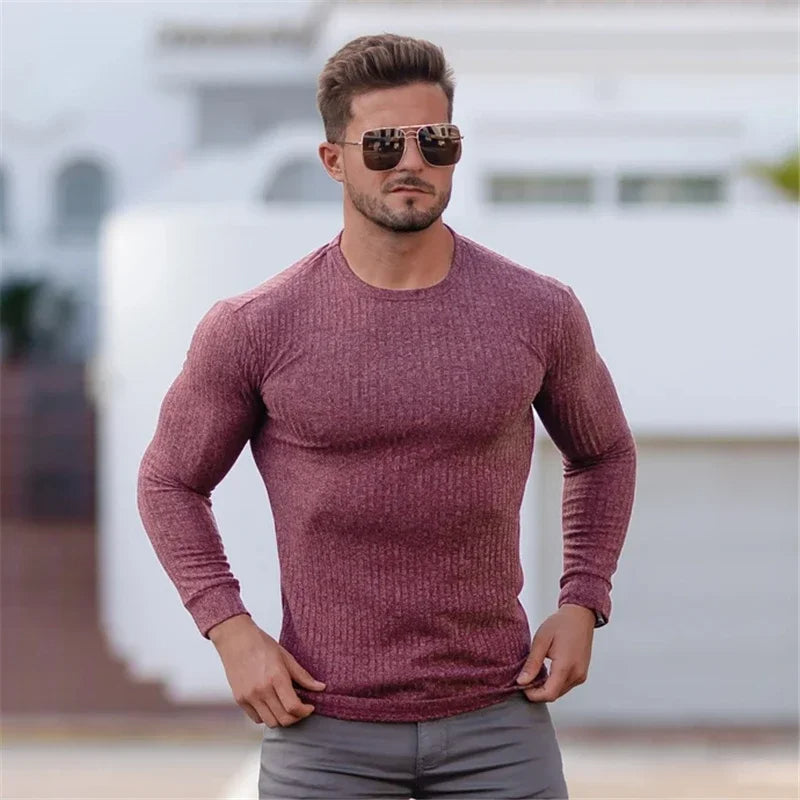 Strak en ademend, nauwsluitend coltrui-shirt – onmisbaar voor heren