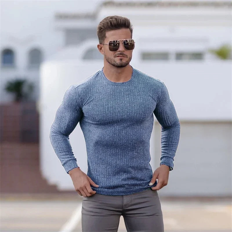 Strak en ademend, nauwsluitend coltrui-shirt – onmisbaar voor heren