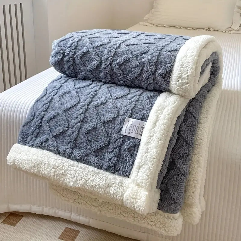 Omkeerbare Sherpa Fleece Deken – Gezellige Lichtgewicht Luxe Deken