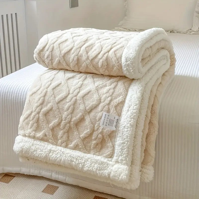 Omkeerbare Sherpa Fleece Deken – Gezellige Lichtgewicht Luxe Deken