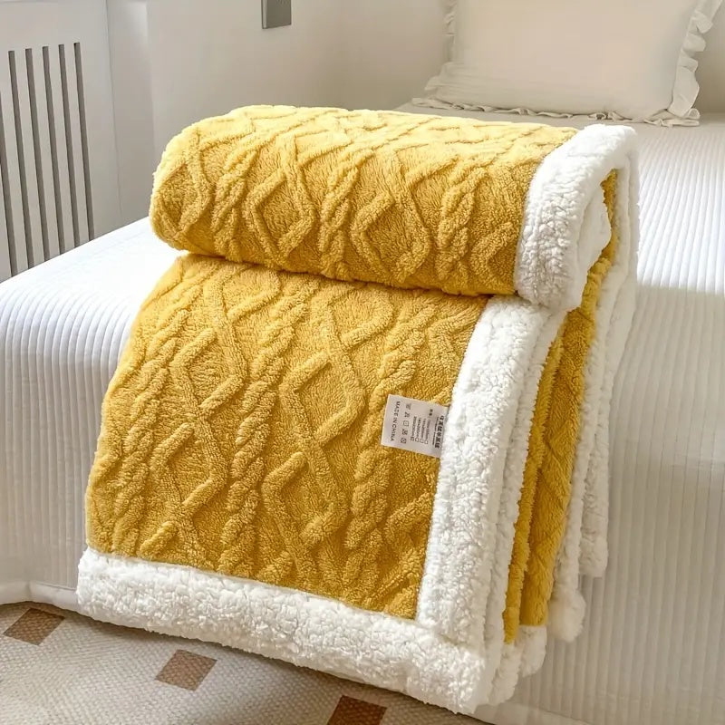 Omkeerbare Sherpa Fleece Deken – Gezellige Lichtgewicht Luxe Deken