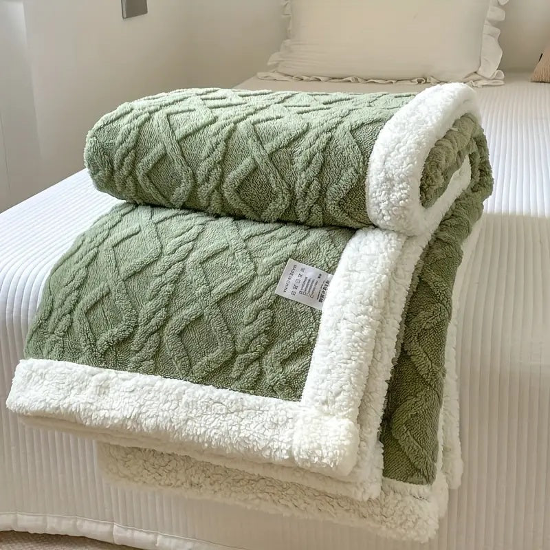 Omkeerbare Sherpa Fleece Deken – Gezellige Lichtgewicht Luxe Deken