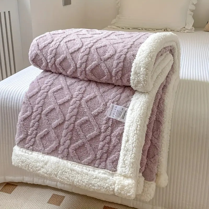 Omkeerbare Sherpa Fleece Deken – Gezellige Lichtgewicht Luxe Deken