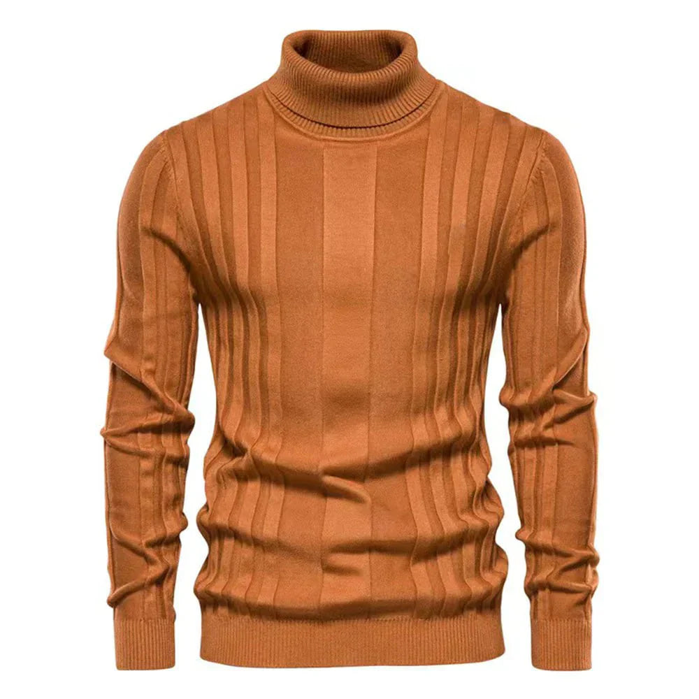 Liam – Slim-Fit Coltrui met Ribpatroon voor Heren