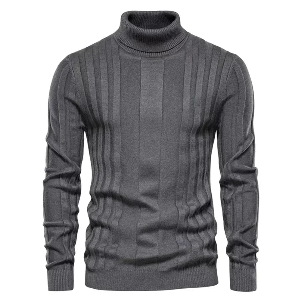 Liam – Slim-Fit Coltrui met Ribpatroon voor Heren