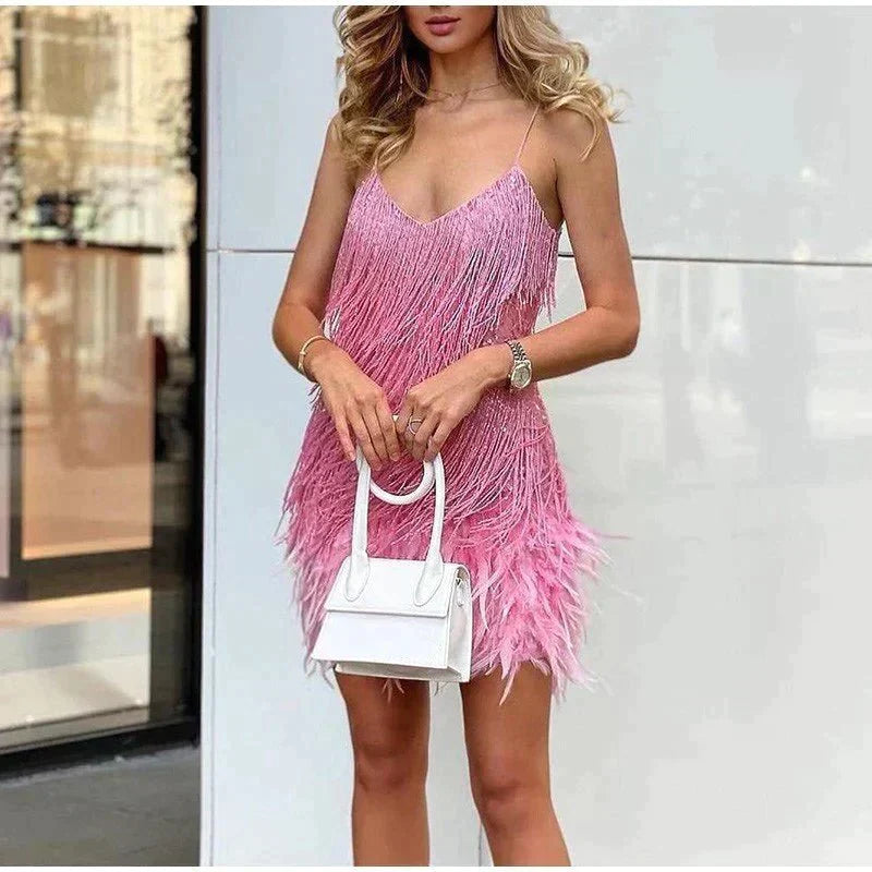 Aurora – Glamoureuze Cocktailjurk met Pailletten voor Dames